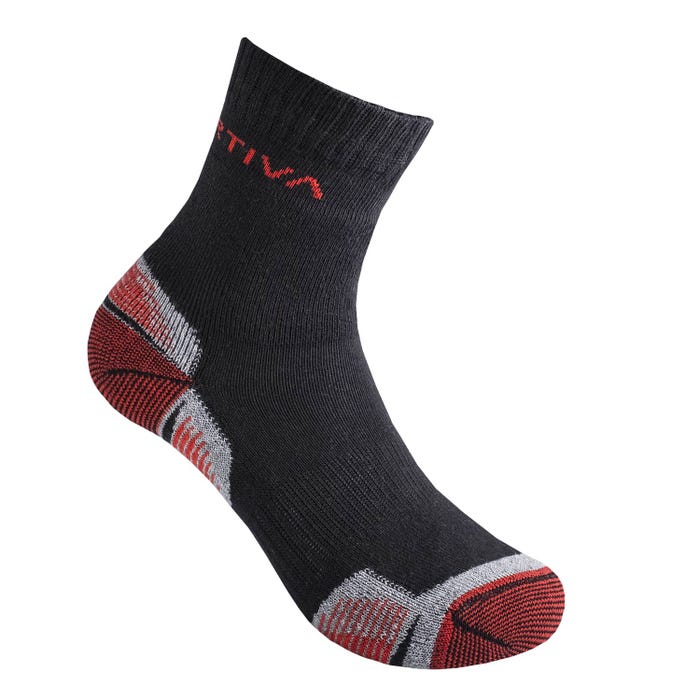 Black/Goji Kid La Sportiva Mountain Mountaineering Socks | 40968-HFOK