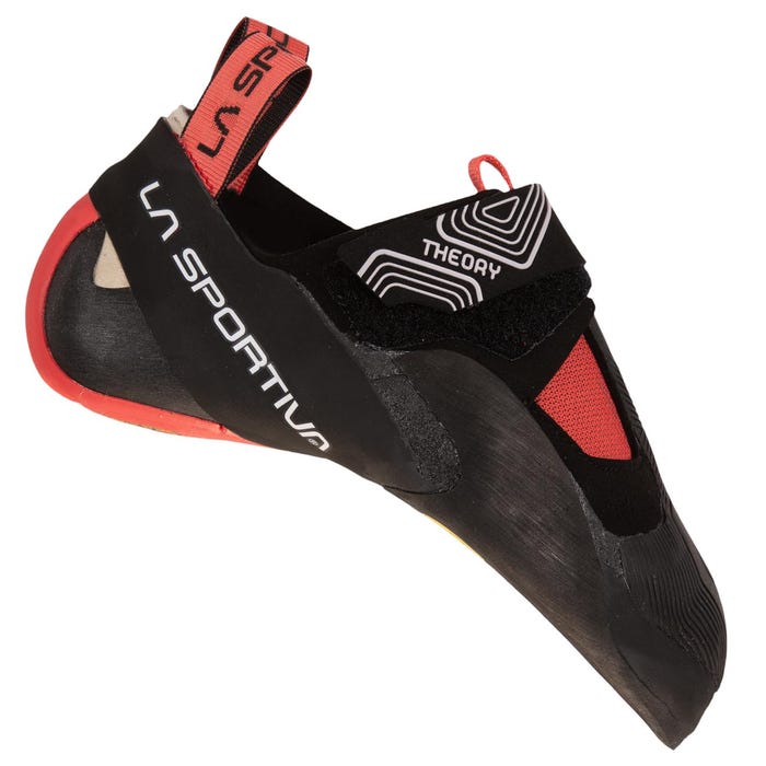 Black/Hibiscus Women's La Sportiva Theory Climbing Shoes | 01956-KZRD