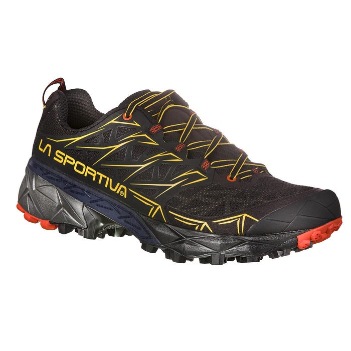 Black Men's La Sportiva Akyra Mountain Running Shoes | 67408-OWZP
