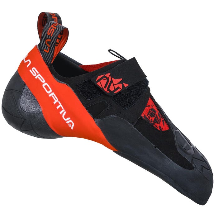 Black/Poppy Men's La Sportiva Skwama Climbing Shoes | 70846-NEPA