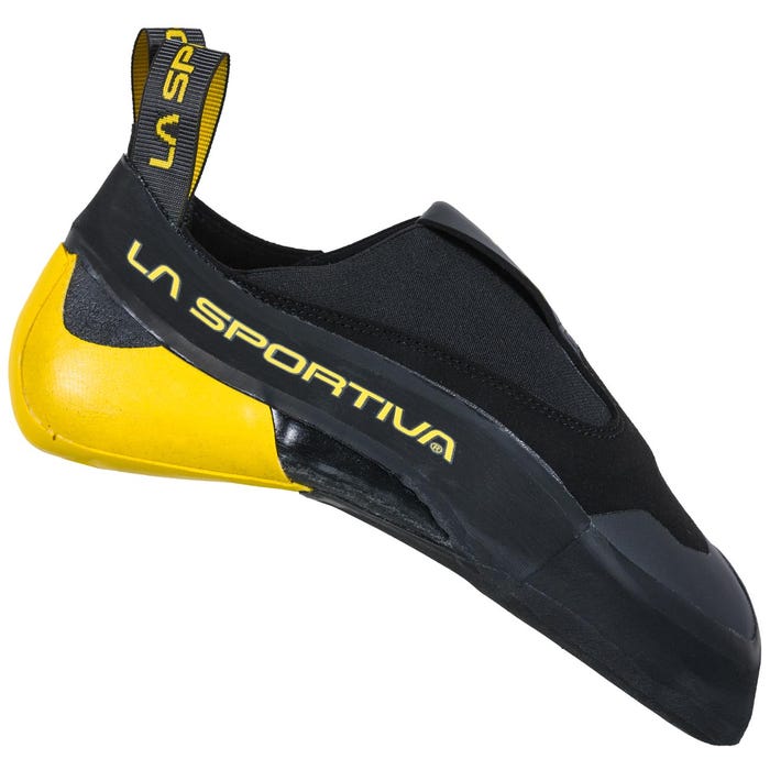 Black/Yellow Men's La Sportiva Cobra 4.99 Climbing Shoes | 05178-WHPT
