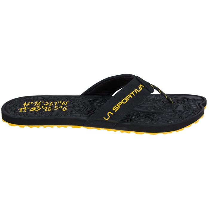 Black/Yellow Men's La Sportiva Jandal Approach Shoes | 27845-MLGP