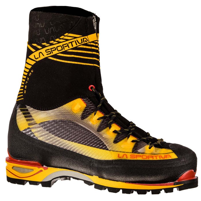 Black/Yellow Men's La Sportiva Trango Ice Cube Gtx Mountaineering Boots | 65213-HTYS
