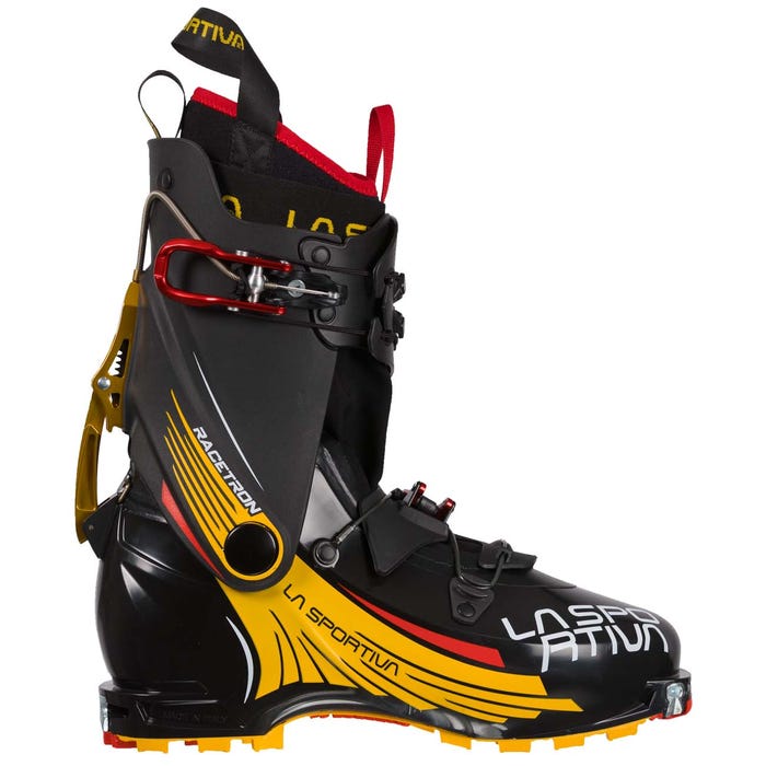 Black/Yellow Women's La Sportiva Racetron Ski Mountaineering Boots | 23845-MTHD
