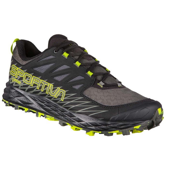 Carbon/Apple Green Men's La Sportiva Lycan Gtx Mountain Running Shoes | 38917-ZUWB