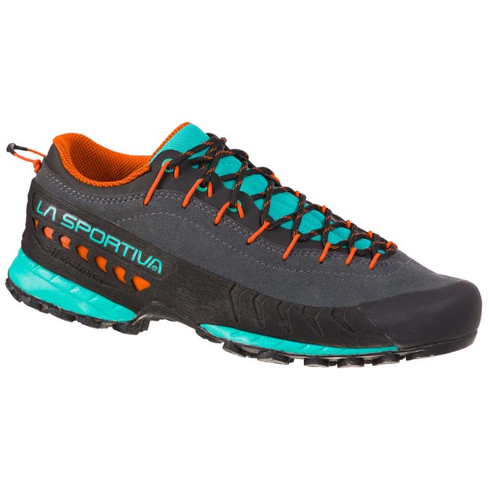 Carbon/Aqua Women's La Sportiva TX4 Approach Shoes | 57931-FKMP