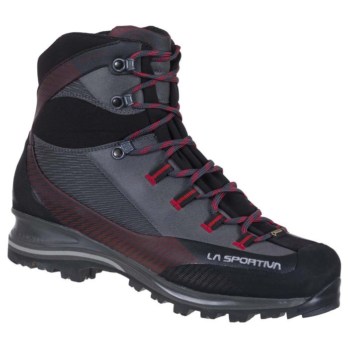 Carbon/Chili Men's La Sportiva Trango Trk Leather GTX Mountaineering Boots | 19574-XFHT
