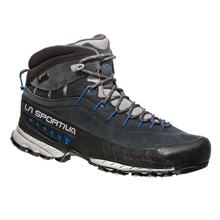 Carbon/Cobalt Blue Women's La Sportiva TX4 Mid Gtx Approach Boots | 98045-VXGN
