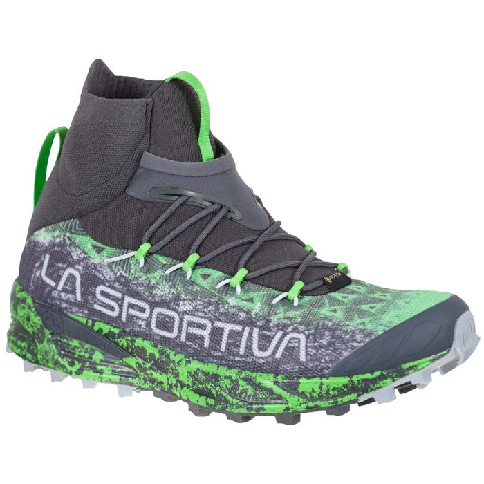 Carbon/Jasmine Green Women's La Sportiva Uragano Gtx Mountain Running Boots | 34715-LUZC