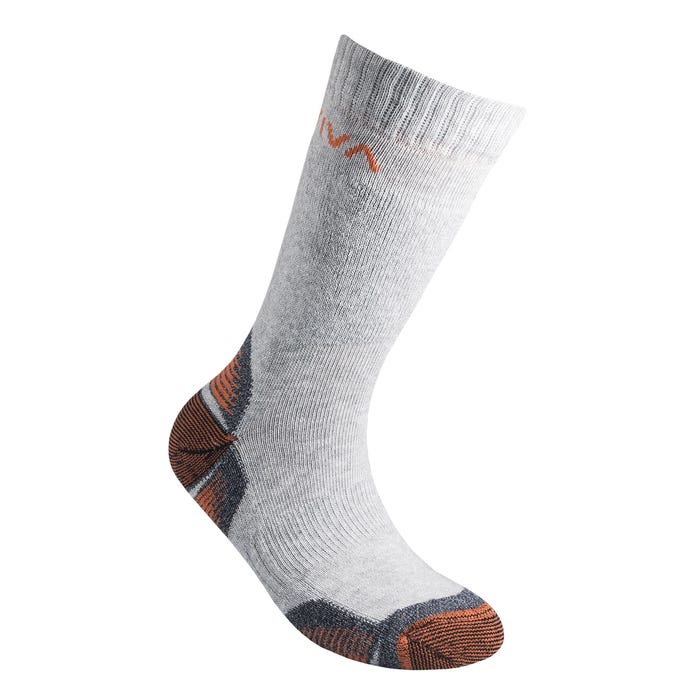 Carbon/Lily Orange Kid La Sportiva Mountain Mountaineering Socks | 47069-MZCG