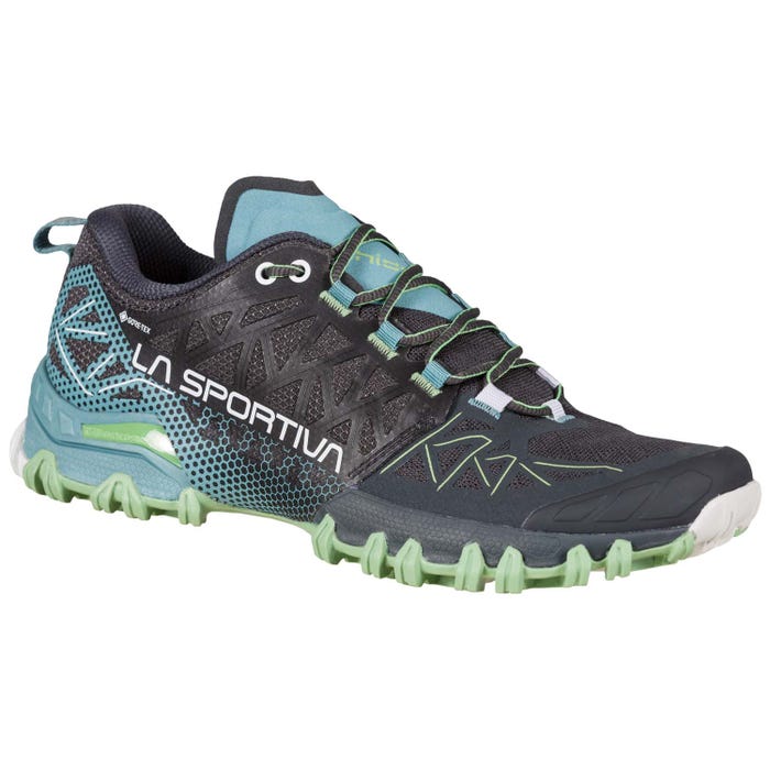 Carbon/Mist Women's La Sportiva Bushido II GTX Mountain Running Shoes | 59016-WVTP