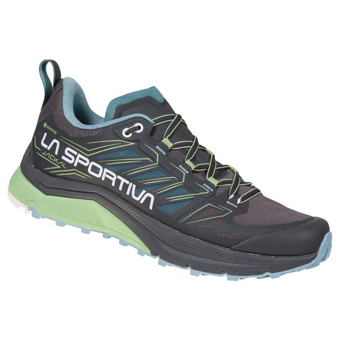 Carbon/Mist Women's La Sportiva Jackal GTX Mountain Running Shoes | 50839-GCAW