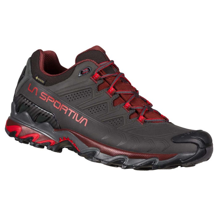 Carbon/Spice Men's La Sportiva Ultra Raptor II Leather GTX Hiking Shoes | 41759-FDUQ