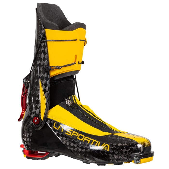 Carbon/Yellow Men's La Sportiva Stratos V Ski Mountaineering Boots | 14369-JROF