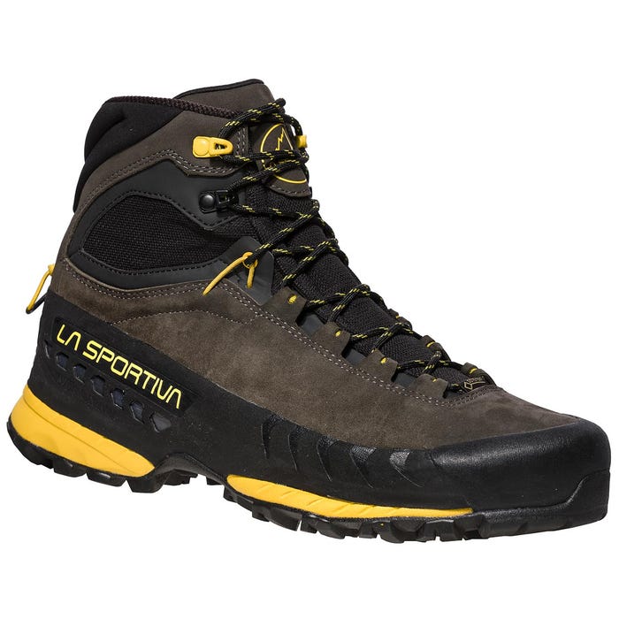 Carbon/Yellow Men's La Sportiva TX5 Gtx Hiking Boots | 94683-ONVF