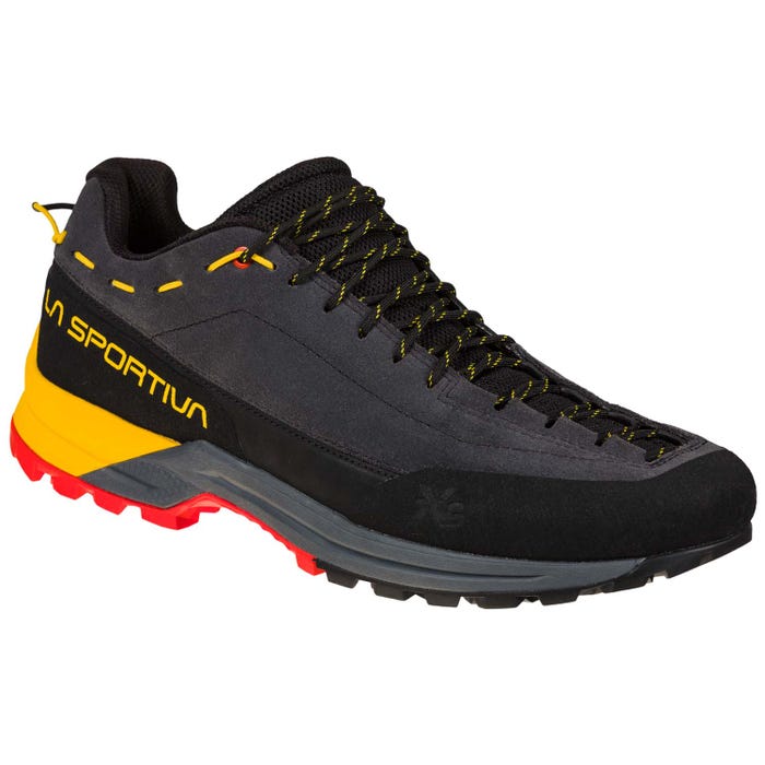 Carbon/Yellow Men's La Sportiva Tx Guide Leather Approach Shoes | 65807-FYEO