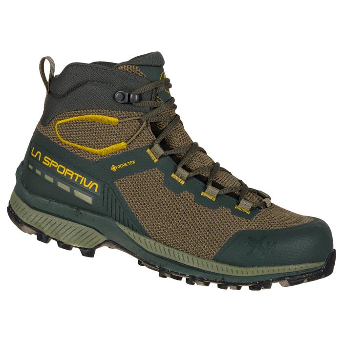 Charcoal/Moss Men's La Sportiva TX Hike Mid Gtx Hiking Shoes | 61084-JQVF