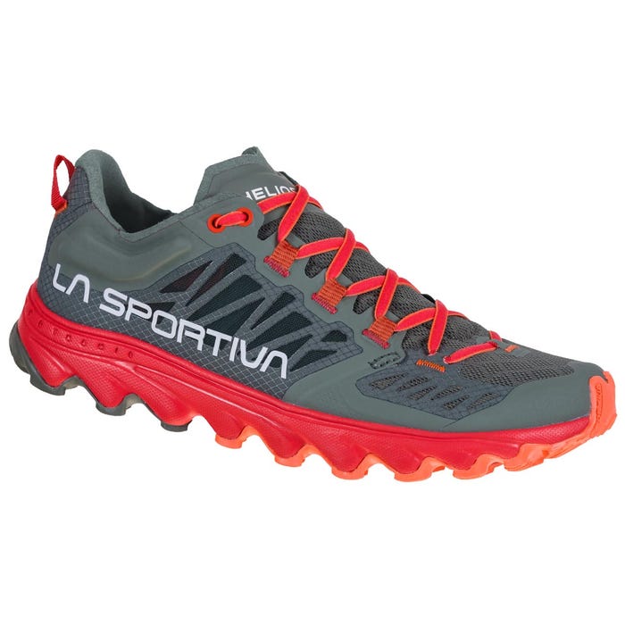 Clay/Hibiscus Women's La Sportiva Helios III Mountain Running Shoes | 89251-KYGX