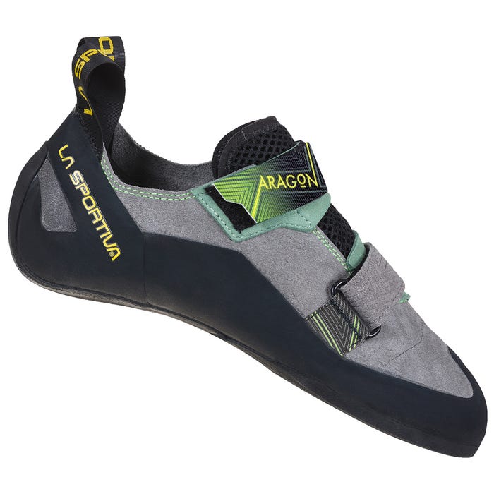 Clay/Jasmine Green Men's La Sportiva Aragon Climbing Shoes | 92485-QPWN