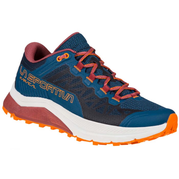 Denim/Rouge Women's La Sportiva Karacal Mountain Running Shoes | 62807-KMAY