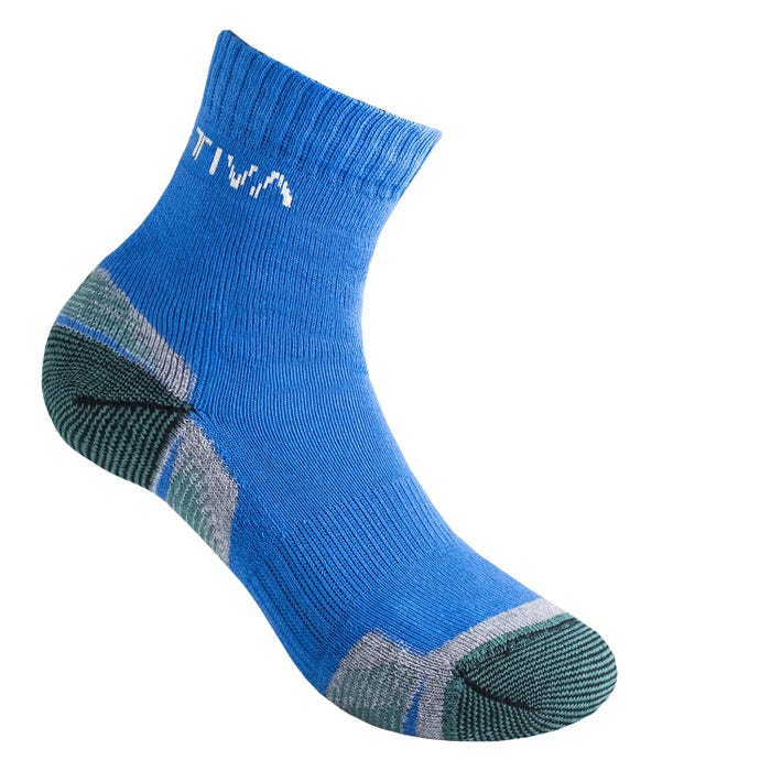 Electric Blue/Flame Kid La Sportiva Mountain Mountaineering Socks | 17402-MOGC