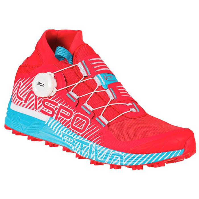 Hibiscus/Malibu Blue Women's La Sportiva Cyklon Mountain Running Shoes | 58360-IZRQ