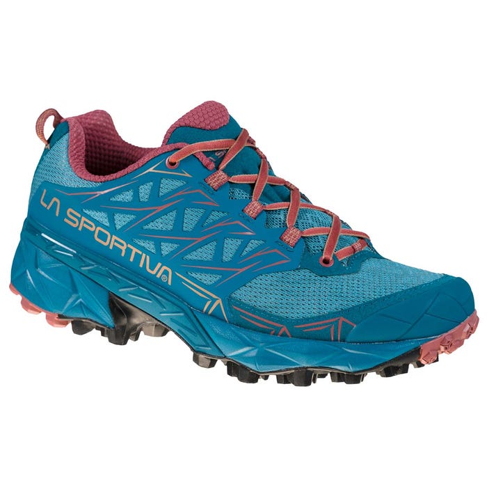 Ink/Rouge Women's La Sportiva Akyra Mountain Running Shoes | 59027-GHEX