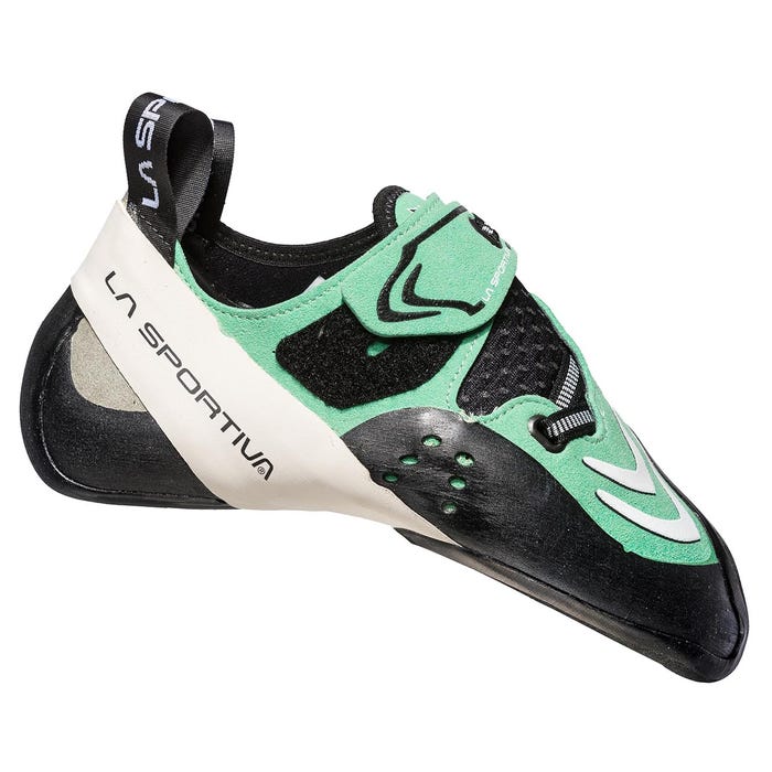 Jade Green/White Women's La Sportiva Futura Climbing Shoes | 57380-EKHR