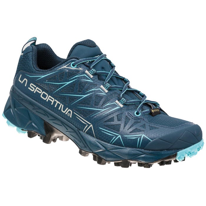 Midnight/Aquarelle Women's La Sportiva Akyra Gtx Mountain Running Shoes | 87152-UGOZ