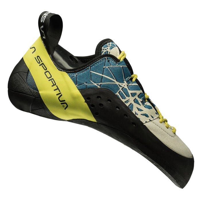 Ocean/Sulphur Men's La Sportiva Kataki Climbing Shoes | 93580-PNBY