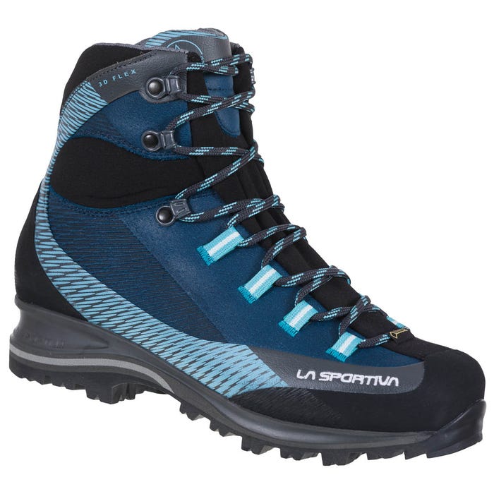 Opal/Pacific Blue Women's La Sportiva Trango Trk Leather GTX Mountaineering Boots | 94651-HNXV