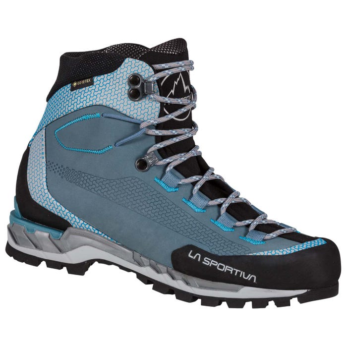 Slate/Topaz Women's La Sportiva Trango Tech Leather Gtx Mountaineering Boots | 52387-VHDK