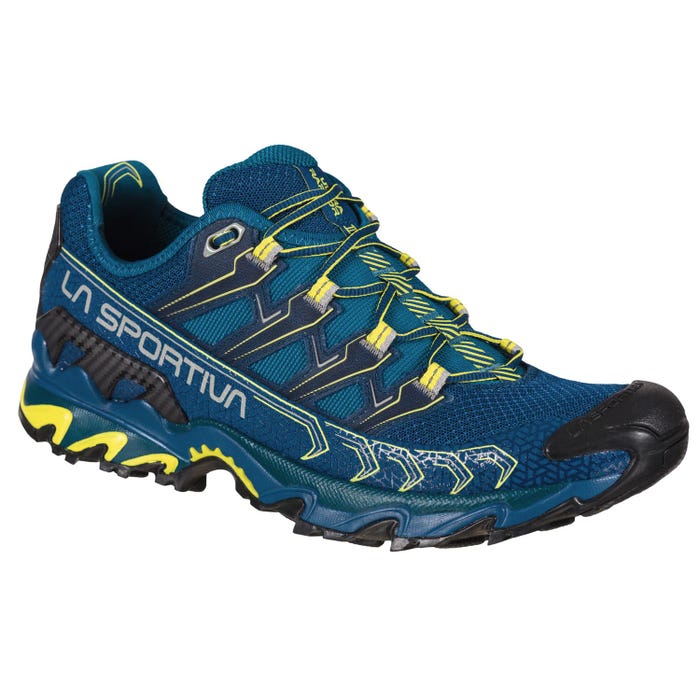 Space Blue/Blaze Men's La Sportiva Ultra Raptor II Mountain Running Shoes | 49287-PRAX