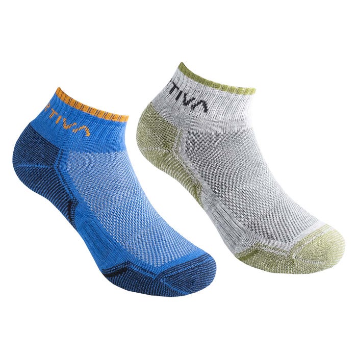 Space Blue/Pine Kid La Sportiva Running Mountain Running Socks | 84596-PLDV
