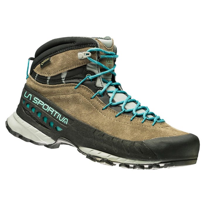 Taupe/Emerald Women's La Sportiva TX4 Mid Gtx Approach Boots | 83546-PJNQ