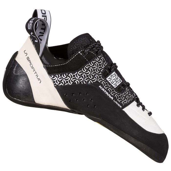 White/Black Women's La Sportiva Katana Laces Climbing Shoes | 02341-KRCD
