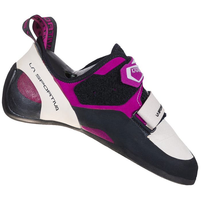 White/Purple Women's La Sportiva Katana Climbing Shoes | 67392-EIYO